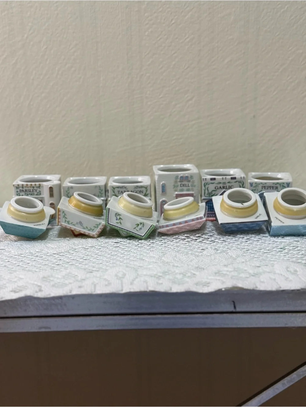 Lenox Spice Village 24 Piece Set Ist Edition 1989